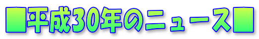 ■平成30年のニュース■